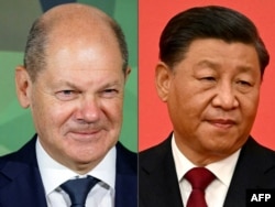 德国总理朔尔茨与中共领导人习近平
