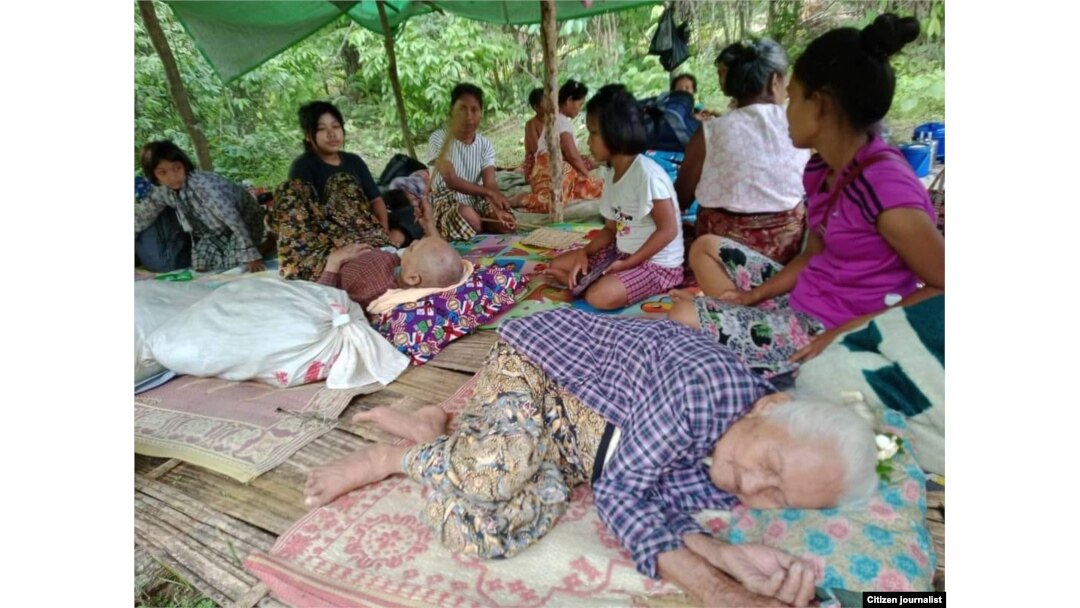 ကျောက်ကြီးမြို့အနီးတိုက်ပွဲကြောင့် ဒေသခံ တသောင်းခွဲနီးပါး ထွက်ပြေးနေရ (ဇွန်၊ ၂၀၂၃)