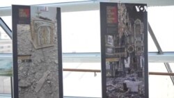 У Вашингтоні пройшла фотовиставка храмів, знищених Росією. Відео