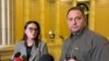 Міністерка економіки України Юлія Свириденко та керівник Офісу президента України Андрій Єрмак під час офіційного візиту до Конгресу 14 листопада 2023 року.