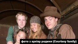 Софія на майданчику "Голодних ігор". Фото з сімейного архіву