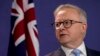 Australian Prime Minister Anthony Albanese holds a joint press conference with New Zealand Prime Minister Christopher Luxon at the Commonwealth Parliament Offices in Sydney, Dec. 20, 2023.