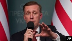 Радник Білого дому з національної безпеки Джейк Салліван запевнив, що позиція Білого дому полягає в тому, що Україна має перемогти. (AP) 