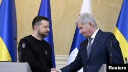 Президент України Володимир Зеленський та президент Фінляндії Саулі Ніїністе