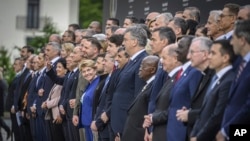 Учасники Саміту миру в Швейцарії, 15 червня, 2024 року.