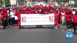 Frelimo fez marcha da vitória no sábado, com Razaque Manhique a celebrar Maputo