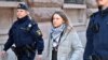 Maafisa wa polisi wamkamata Greta Thunberg during a climate action outside the Swedish parliament Riksdagen, in Stockholm, Sweden, March 12, 2024.