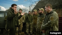 Oleksandr Khomenko at the frontline