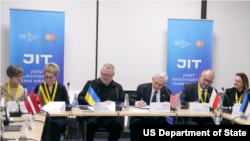 Генеральний прокурор США Меррік Гарланд та генеральний прокурор України Андрій Костін взяли участь в конференції "Об'єднані задля справедливості" в Києві.