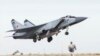 Архівний відеокадр RU-RTR російського телебачення через АР - російський винищевач MiG-31. (RU-RTR Russian Television via AP)