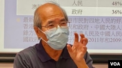 时事评论员刘锐绍表示，民调显示港人对中港两地政府及人民好感度创新高，可能受到移民潮影响 (美国之音/汤惠芸）