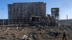 基辅一座被攻击过后的商场（2022年3月21日）