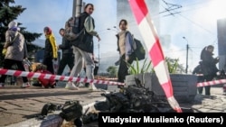 Архівне фото: уламки іранського дрона в Києві, жовтень 2022 року