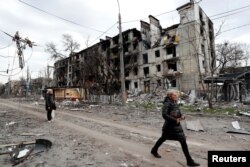 Маріуполь, 18 квітня 2022. REUTERS/Alexander Ermochenko