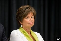 美国前总统奥巴马的顾问瓦莱丽·贾勒特(Valerie Jarrett)在2015年8月27日。