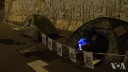香港市民发起接力绝食声援绝食学生