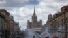 Фото: дезінфекція на вулицях столиці РФ Москви, 12 квітня 2020 року