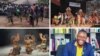 Mosaico com integrantes do Grupo Cultural Netos de Bandim