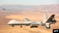 （资料照）美国空军的MQ-9 Reaper（收割者）无人机