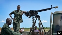 Wanajeshi wa Sudan Kusini wakishika doria. Picha ya maktaba.