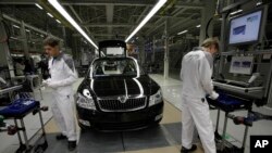 Сборочное производство автоконцерна Volkswagen в Калуге (архивное фото)