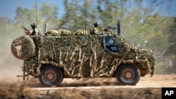 Фото для ілюстрації: "Бушмастер" австралійських Сухопутних сил під час навчань в Австралії в 2021 році