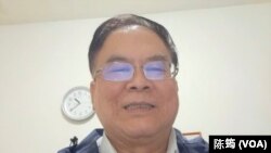 台湾国际战略学会理事长王昆义。（取自采访视频截图）