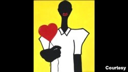 Obra Spread Love do artista plástico moçambicano Cristóvão Júnior, coleção