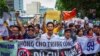 一美国公民因参与反华示威遭越南刑事调查
