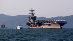 美国卡尔·文森号航母2018年访问越南（路透社）