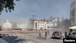 Последствия российской ракетной атаки по Чернигову