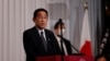日本首相岸田文雄2022年7月11日在国会选举结果公布后见记者。（路透社）
