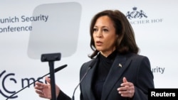 Віце-президентка США Камала Гарріс виступила на Мюнхенській безпековій конференції в суботу