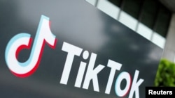 资料照片: TikTok的标识。