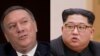마이크 폼페오 미국 국무장관 지명자와 김정은 북한 국무위원장. 폼페오 지명자는 최근 북한을 방문하고 김 위원장을 면담했다. (JIM WATSON / AFP, KCNA / via Reuters)