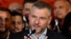 Кандидат у президенти Словаччини Петер Пеллегріні виступає у своєму штабі в день оголошення результатів президентських виборів у Братиславі, Словаччина, 7 квітня 2024 р. (Фото: REUTERS/Radovan Stoklasa)