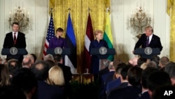 Трамп та лідери країн Балтії
