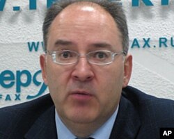 俄罗斯社会政治历史档案馆馆长索罗金(美国之音白桦拍摄)