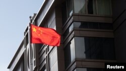 被关闭前的中国驻休斯顿领事馆（路透社2020年7月22日）