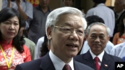 越南共产党总书记阮富仲(资料照片 ) 