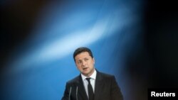 На фото: президент України Володимир Зеленський у Німеччині, липень 2021