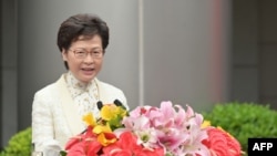 资料照：香港特首林郑月娥