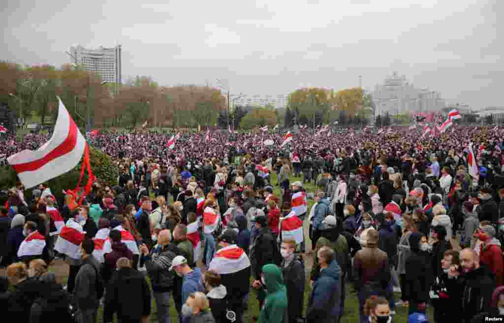 Протест у Мінську, 25 жовтня
