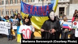 У Римі - протест проти російської інтервенції. ФОТО