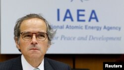 资料照片： 国际原子能机构（IAEA）总干事拉斐尔·马里亚诺·格罗西。