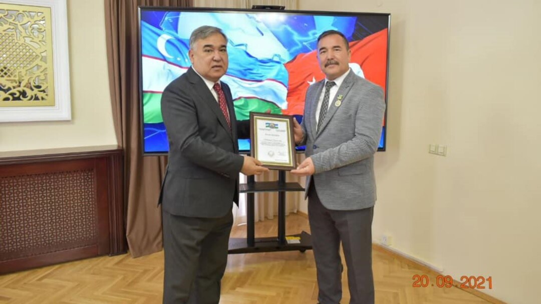 O'zbekiston elchisi Alisher A'zamxo'jayev va Muhammad Usmon Bek