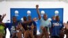 FILE - Democratic Alliance leader Mmusi Maimane arrives at an election rally in Kwamashu near Durban, South Africa, May 7, 2019. 