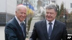 Джозеф Байден і Петро Порошенко у Києві. 7 грудня, 2015