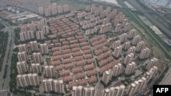 中国天津市一个房地产开放区。（法新社2024年6月5日） 