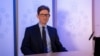 英国政府公布的照片显示英国军情五处处长麦卡勒姆在伦敦。(2020年10月14日)
